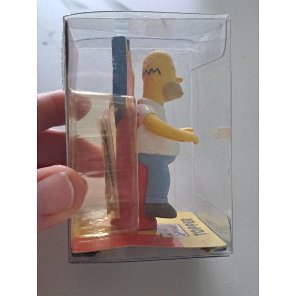 Vintage The Simpsons Homer Simpson Antenna Topper With Dangler Cord Dead Stock - Picture 4 of 9